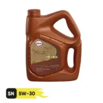 روغن موتور خودرو 4 لیتری، 5W-30، ساخت تمام سنتتیک، برند بهران، کیفیت SN PLUS، مدل سوپر رانا پلاس